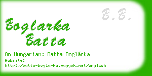 boglarka batta business card